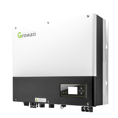 GROWATT IP65 LCD Display Single Phase 230V 10KW 5000W 5KW On Grid Solar Hybrid Inverter with 2 MPPT Controller 450*560*180mm